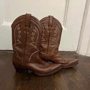 Women's Brown Cowboy Boots - R. Soles by Judy Rothchild